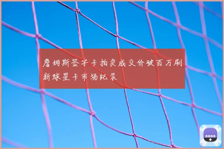 詹姆斯签字卡拍卖成交价破百万刷新球星卡市场纪录